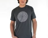 Fathers Day Gift - Mens Tshirt / Asphalt  Gray in Small Medium Large / Collective Animal Nouns