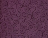 Red Rooster Fabrics - Purple Scrollwork