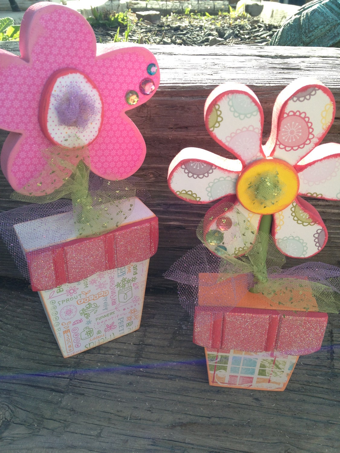 Summer Decor -- Potted Flowers