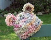 Baby bear hat crochet in brown pink blue green tan Photography Prop  Sizes Newborn 0-3, 3-6, 6-12 months Custom available