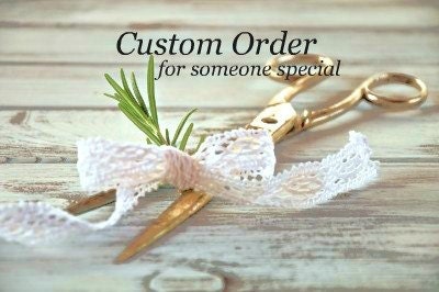 Custom Order for Jackie - Ivory Bridal Hairpiece