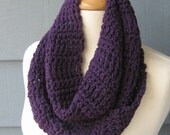 Ready to Ship - Summer Infinity Scarf... Soft Cozy Comfy Lightweight... Purple