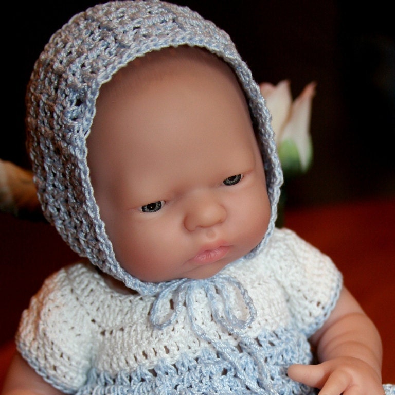 PATTERN Crochet 9.5 inch Berenguer Baby Doll Thread Romper Sleeper