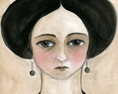 M. Theodosia - An Illustrated Victorian Portrait Print