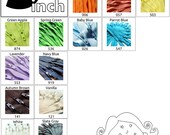 3 Inch YKK Coil Zippers You choose any 10 red orange yellow green blue purple pink brown grey black white cream