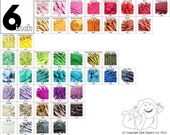 25 Mix and Match 6 Inch YKK Zippers Choose your own colors