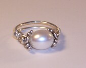 Pearl Ring, Sterling Silver