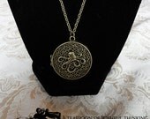 Octopus Locket Necklace