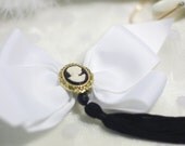 Cameo tasselled sailor hairclip