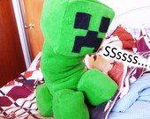 Creeper Plush - A Homemade Minecraft mob plush