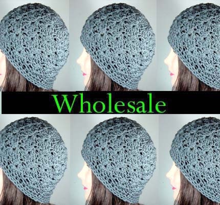 Wholesale Hats for Women, Crochet Shells Beanie Hats, Lot of 6, CHOOSE YOUR COLORS