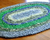 Made to Order - Custom Colors 2'x3' Oval Rag Rug