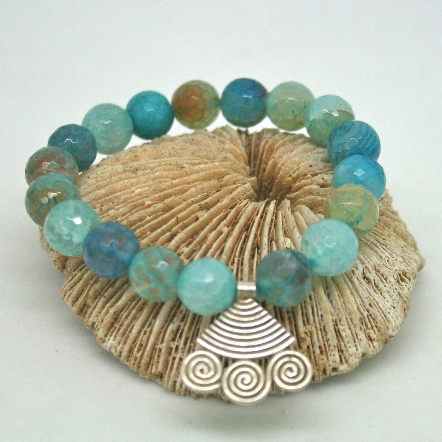 Aqua blue bracelet