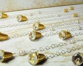 Dainty Bridesmaid Mint Green Tulip Bracelets:) Bridesmaid Gifts on Etsy