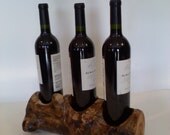 Handmade Aspen Tabletop Wine and Glass Rack