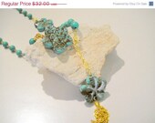 MothersDaySale Symbol of Friendship ( Turquoise Necklace)