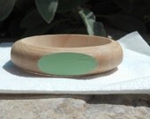 Natural Quad Bangle in Ocean 4 sided bracelet