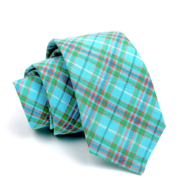 FORAGE sample sale. necktie / teal