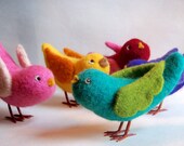 Bluebird - Needle Felted Bird - Songbird - theFeltasaurus