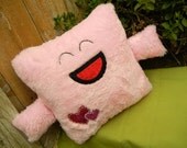 Childrens Customized Monster Friend Throw Pillow