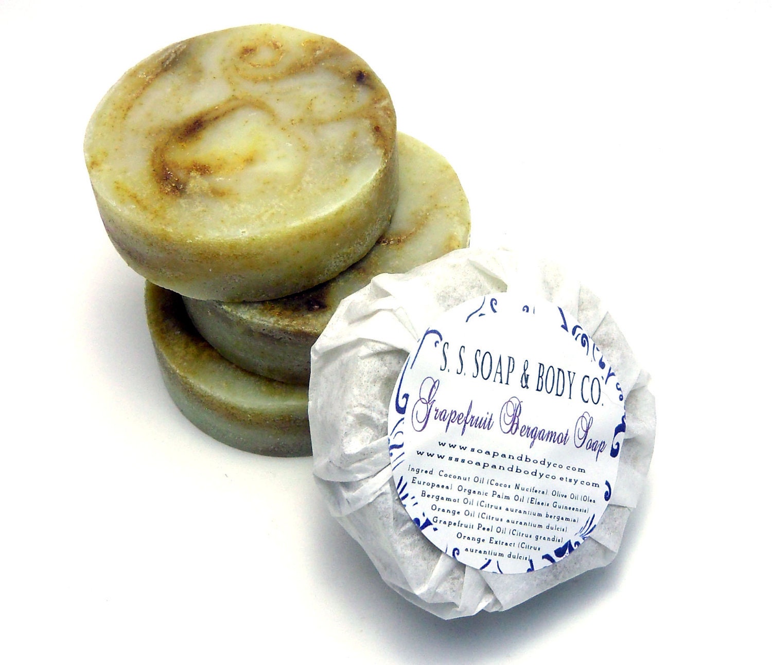 Grapefruit Bergamot Soap - with essential oils