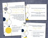 Custom Polka Dot Wedding Invitations - PuttinOnTheGlitz4U Custom Polka Dot Wedding Invitations - PuttinOnTheGlitz4U