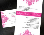 Custom Damask Wedding Invitations - PuttinOnTheGlitz4U Custom Damask Wedding Invitations - PuttinOnTheGlitz4U