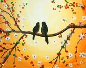 Love Birds in a magical world