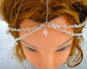 Head Jewelry Chain with Interchangeable Accents