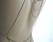 Necklace for backless dress Back and Body Jewelry : Wear it 4 ways