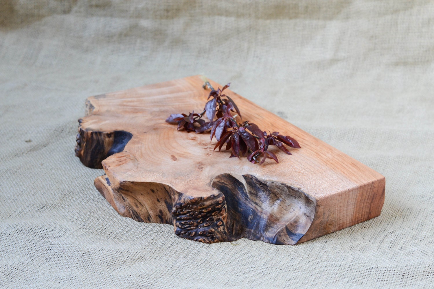 Country Kitchen Cutting Board, Extra Thick with a Natural Wood Edge 612, Ready to Ship