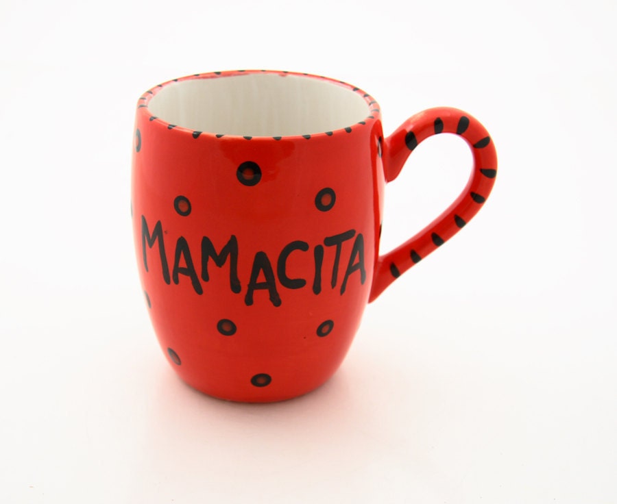 Spanish Mamacita Red Mug