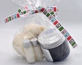Gift for Mom, Facial Set-Power Boost Whitening Activated Charcoal Mask & Kaolin Clay Soap, All Natural Ingredients