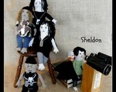 Series 001 of The Basketcase Kids.  Unusual and trendy handmade dolls designed to resemble our urban youth.