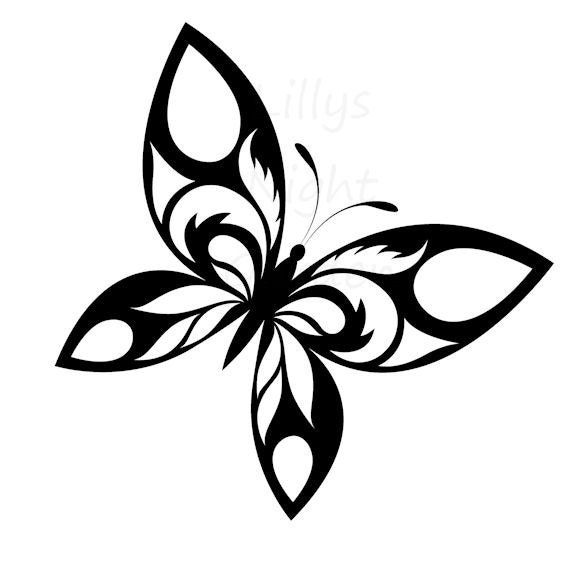Digistamp, Butterfly, Digital Stamp, 'Butterfly 3'