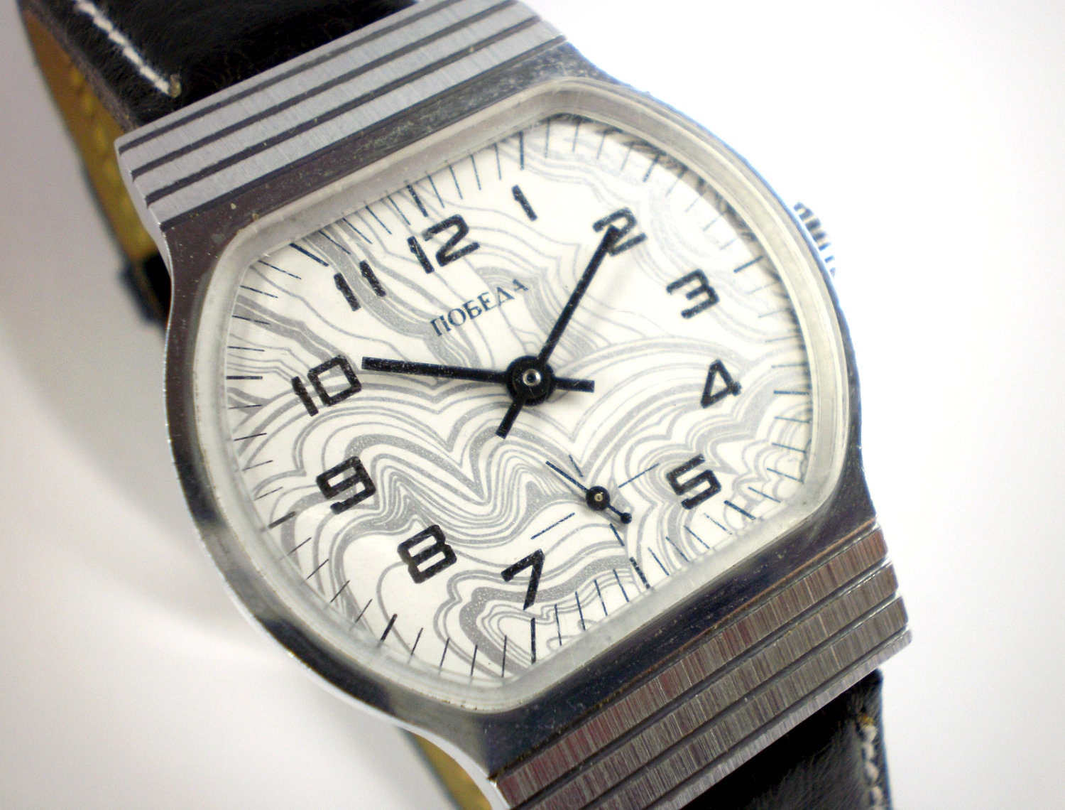 Vintage Pobeda mechanical watch from Soviet/Ussr
