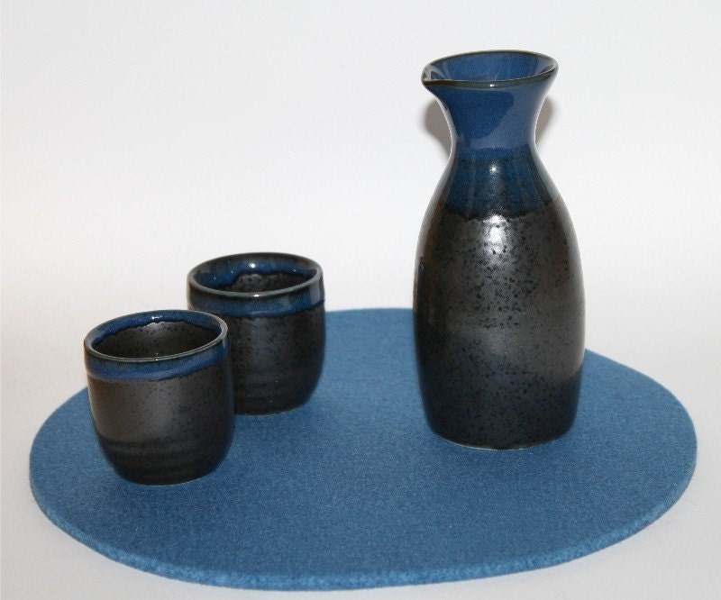 Felt Trivet in 5mm Thick Virgin Merino Wool Felt Wedgewood
