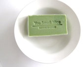 Green Grassy Knoll Soap - Handmade Soap for summer - fresh cut grass scent - Vegan - made from scratch by ME in San Francisco
