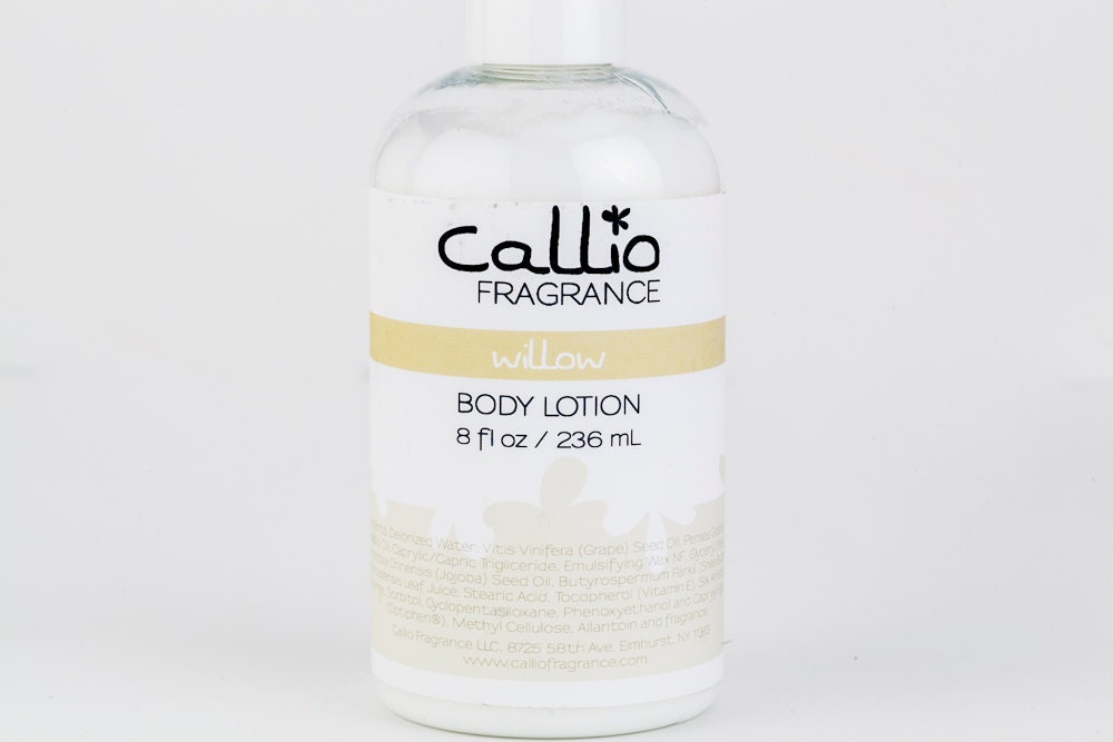 Willow Body Lotion vanila and amber body lotion