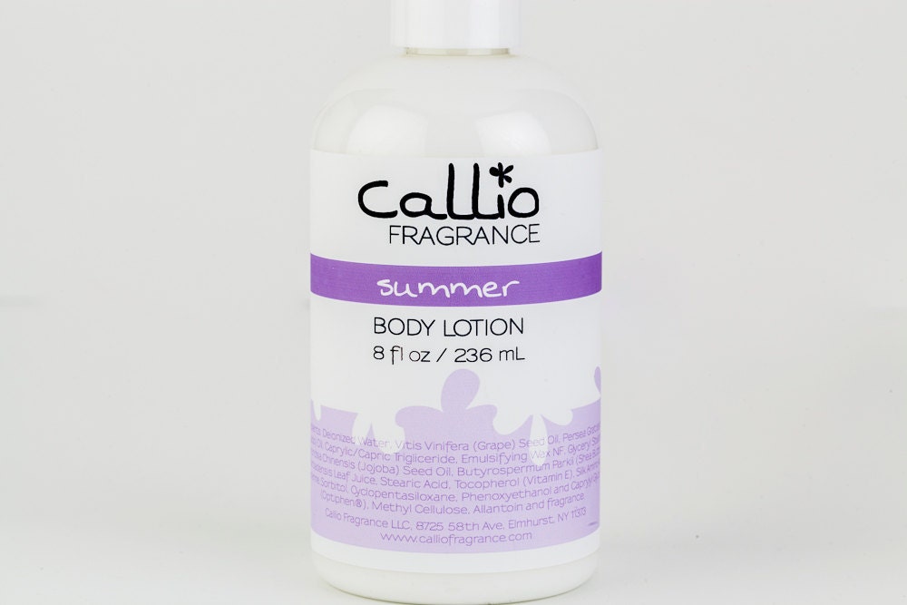 Summer Body Lotion peach, freesia, cantaloupe and musk body lotion