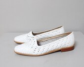 1980s Huaraches - Woven Leather Flats Size 8