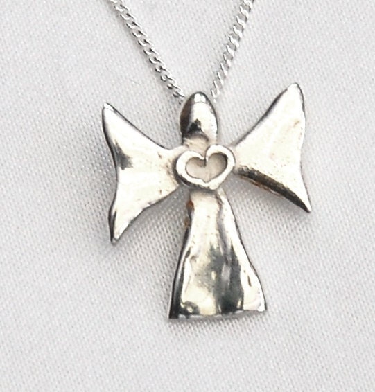 Girlie Angel Silver Pendant Jewellery - Handmade