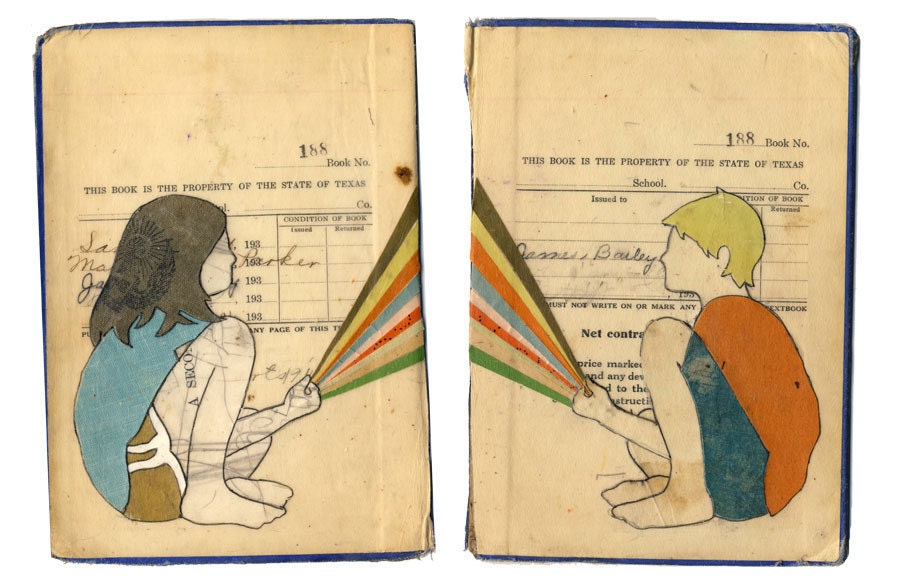 He Said She Said - Original Collage Set