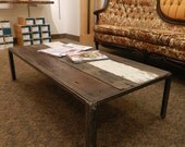 Rustic and Modern Coffee Table