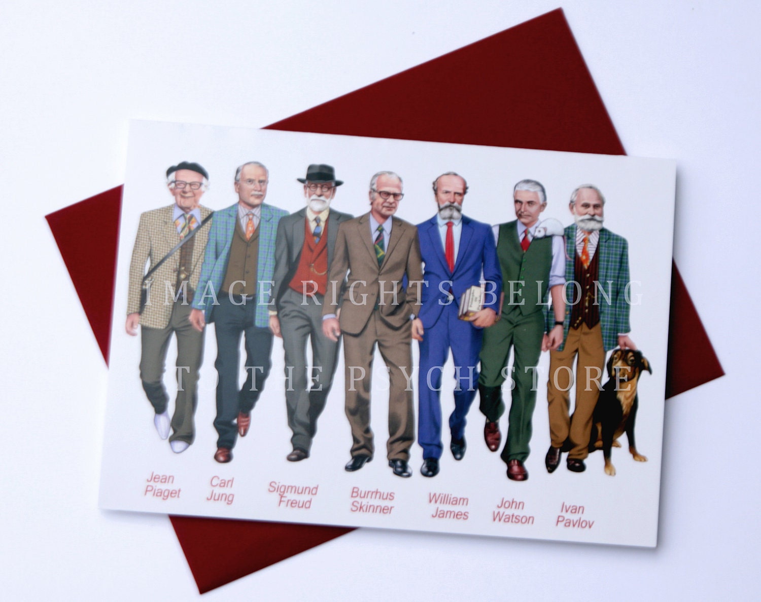 Famous Psychologist 5 by7 card