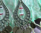Turkish Teardrop Coin Earings