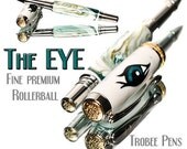 20% ALL PENS On SALE Now Green Dragon Eye Handmade Rollerball Pen Unique Rollerball pen writing instrument