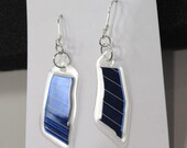 Solar Panel Dangle Earrings - Small