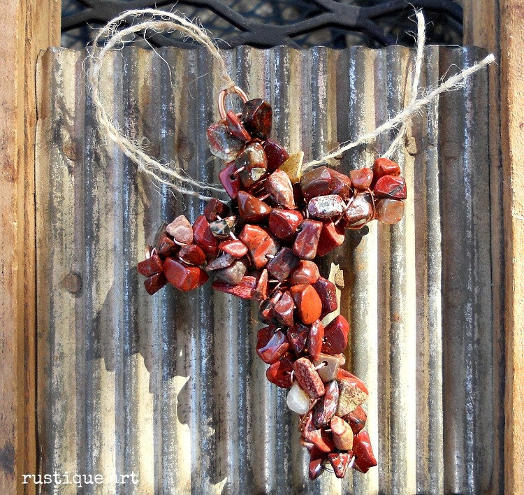 Beaded Wire Cross