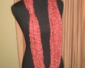 Lariat Scarf, Tori's Fingers of Hope - The Color of Fire